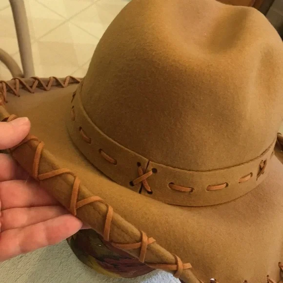 “Scala Collection” Stylish Tan Hat - Picture 5 of 11